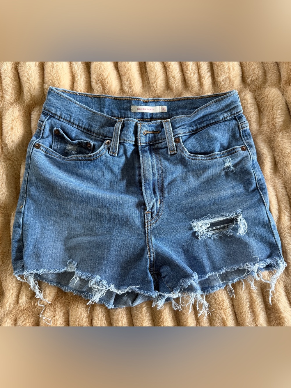 Levi High Rise Shorts